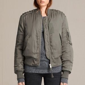 All saints Bree laced bomber